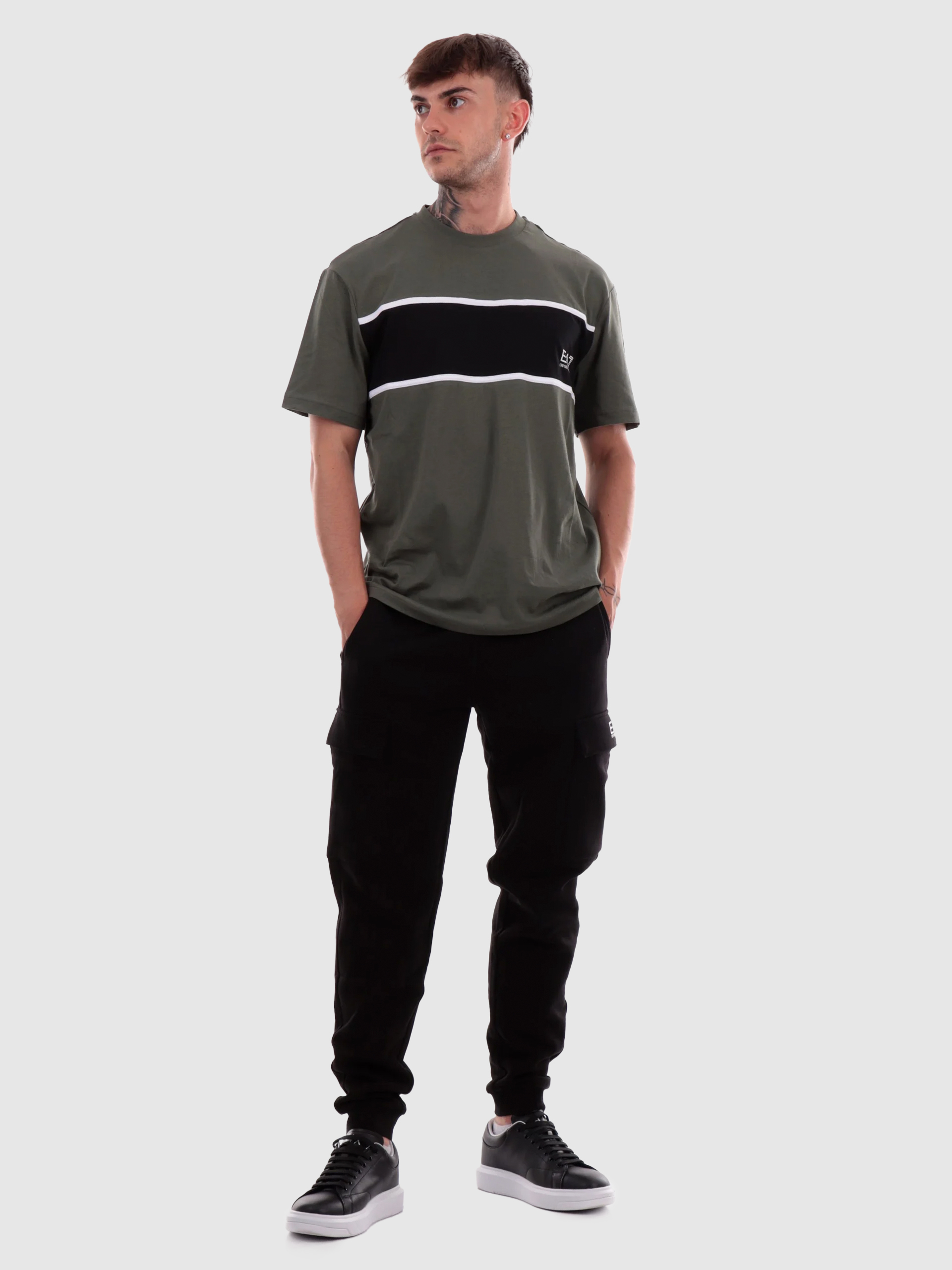 Pantalones Hombre Negro Ea7 Emporio Armani