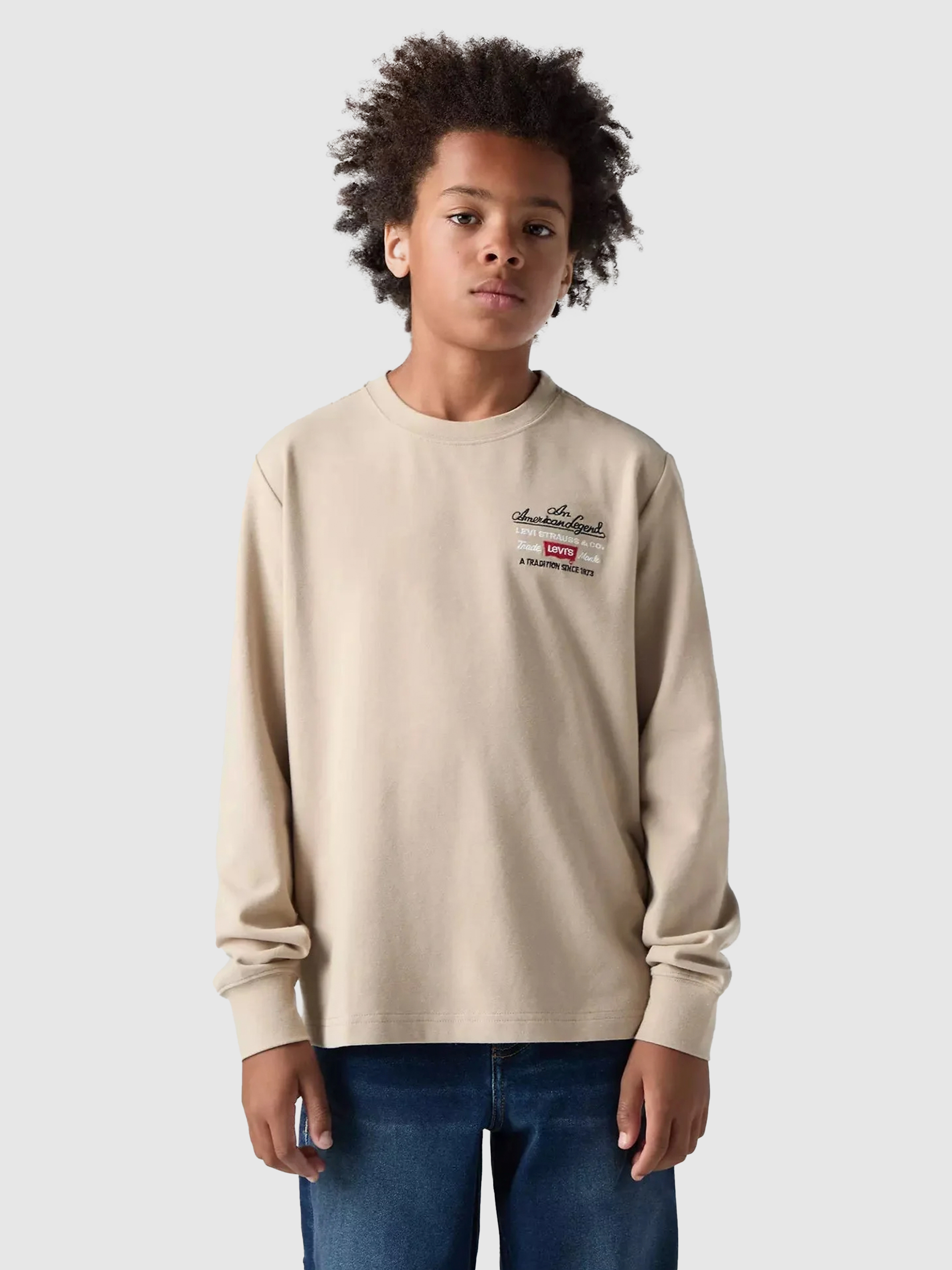 Sueter Niño Crema Levis