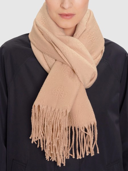 Scarves Woman Beige Guess Scarves Woman Beige Guess