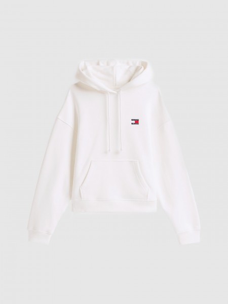 Jumper Woman White Tommy Jeans