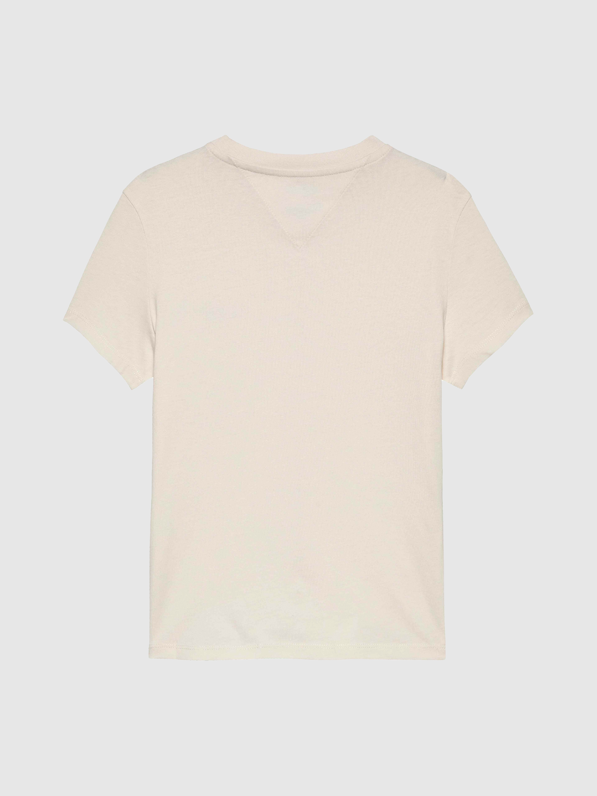 T-Shirt Woman Cream Tommy Jeans