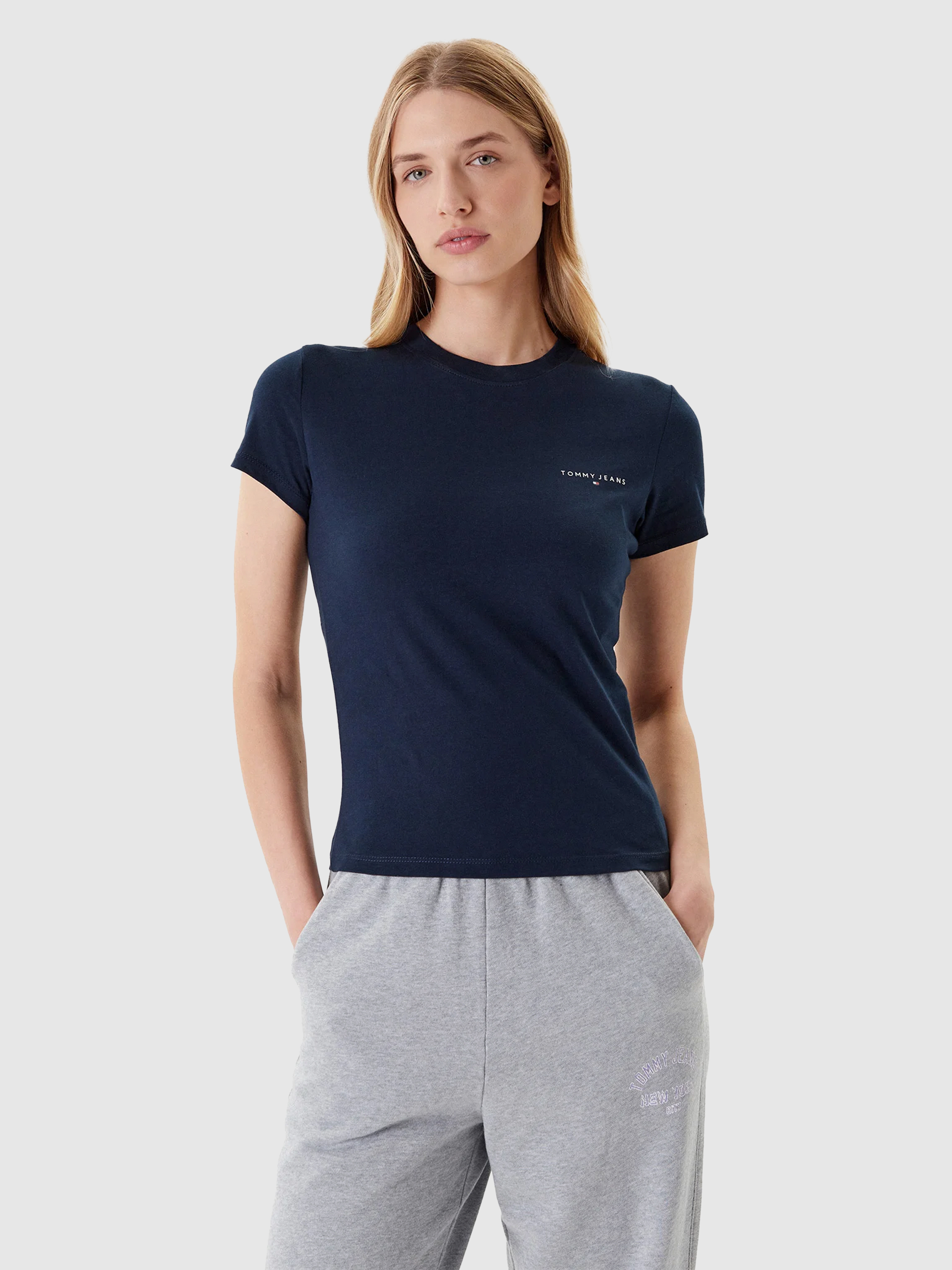 T-Shirt Woman Navy Blue Tommy Jeans
