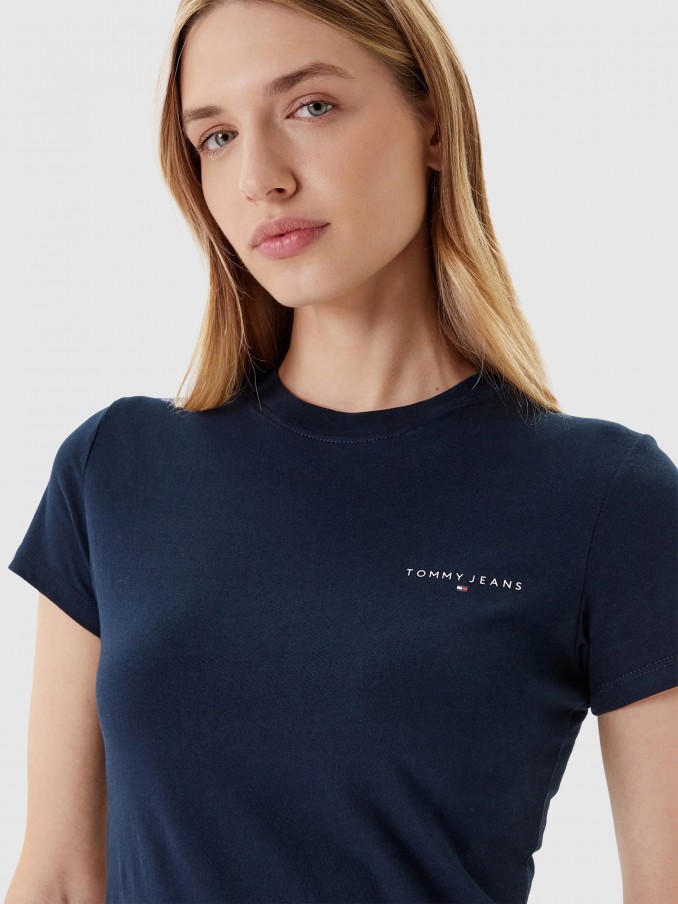 T-Shirt Woman Navy Blue Tommy Jeans