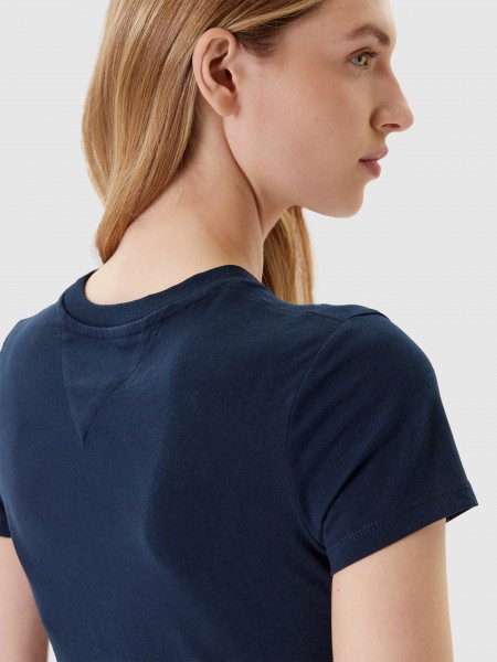 Camiseta Mujer Azul Marino Tommy Jeans