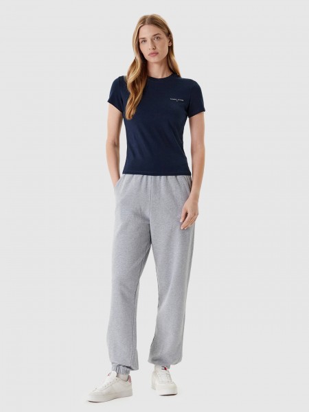 Camiseta Mujer Azul Marino Tommy Jeans