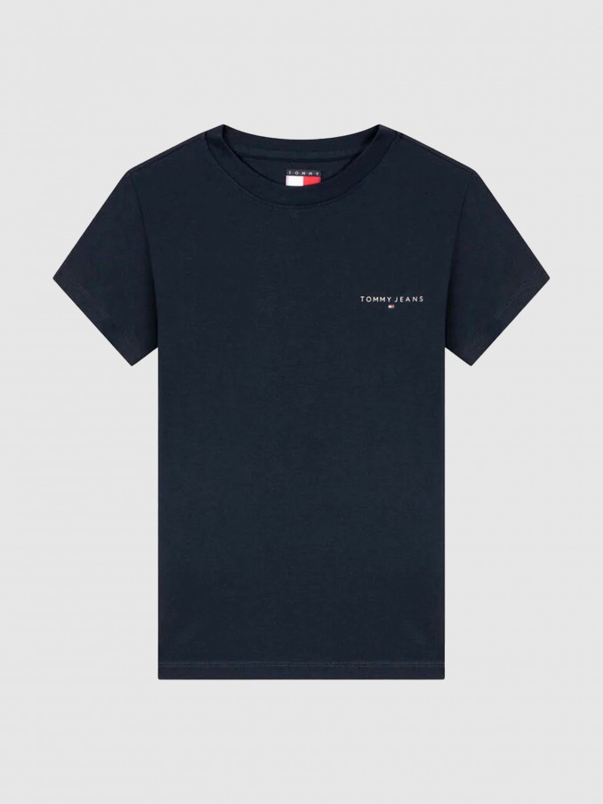 T-Shirt Woman Navy Blue Tommy Jeans