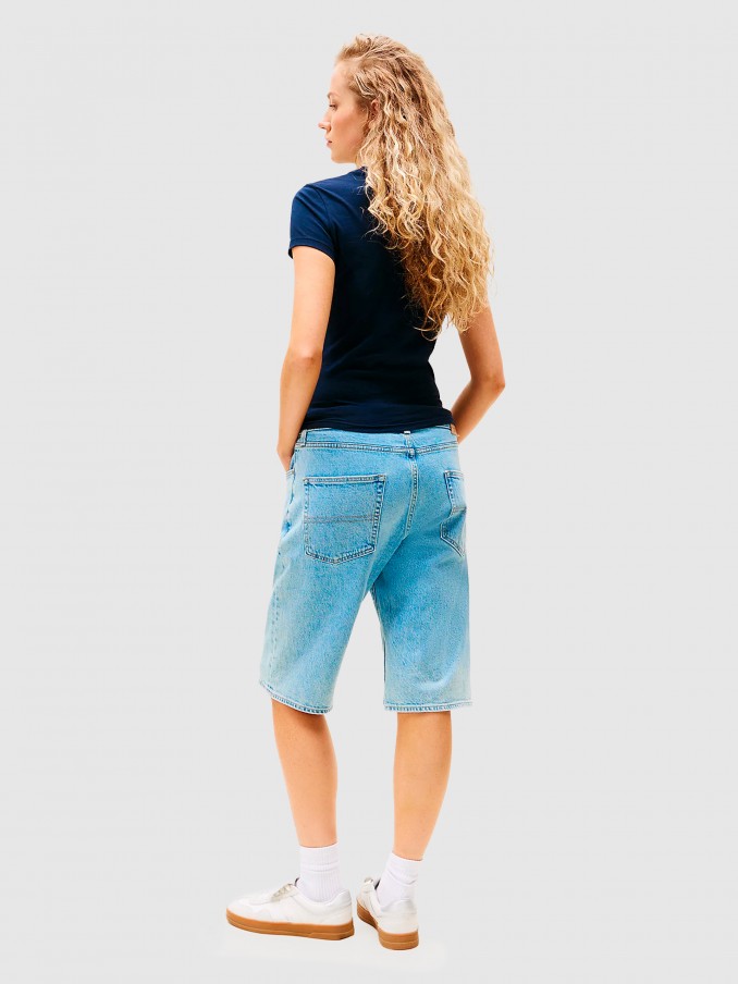 Camiseta Mujer Azul Marino Tommy Jeans