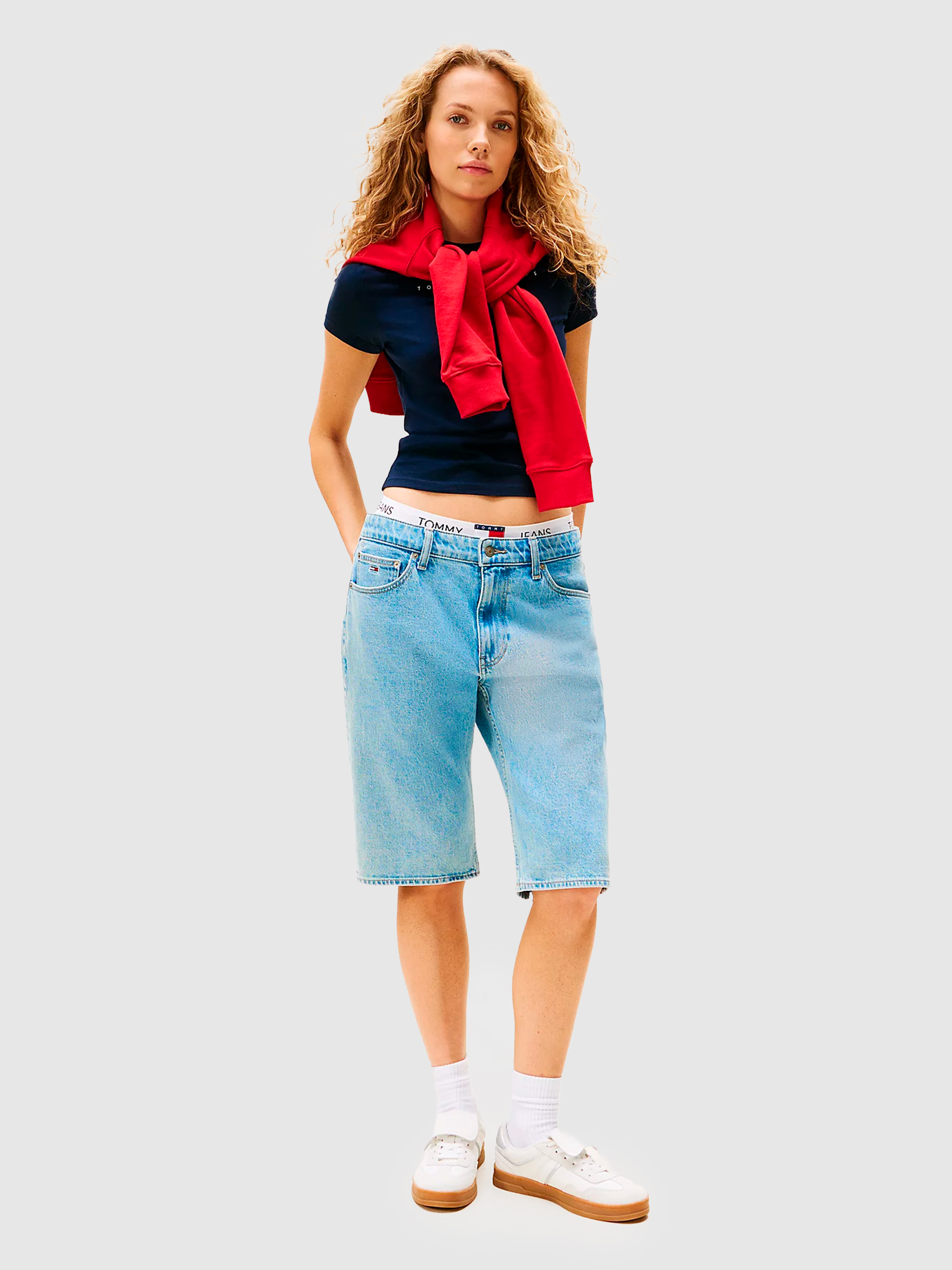 Camiseta Mujer Azul Marino Tommy Jeans