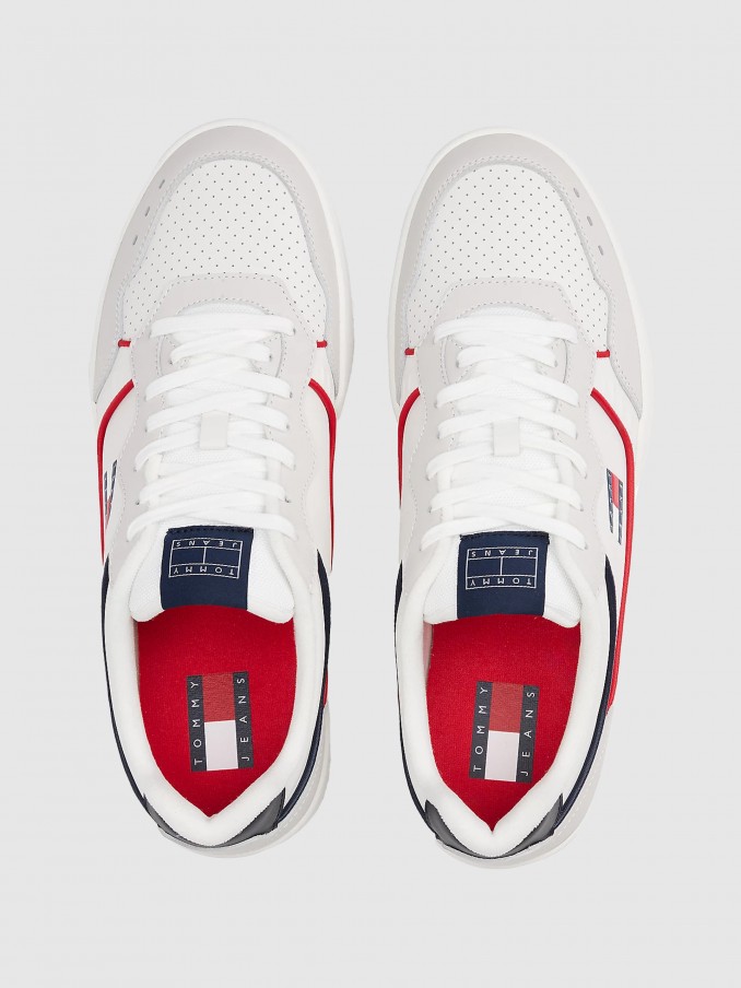 Tenis Hombre Blanco Tommy Jeans