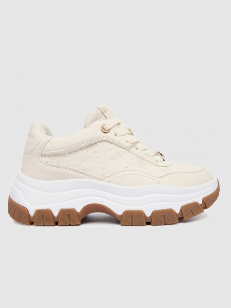 Sneakers Woman Beige Guess