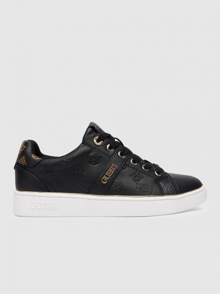 Tenis Mujer Negro Guess