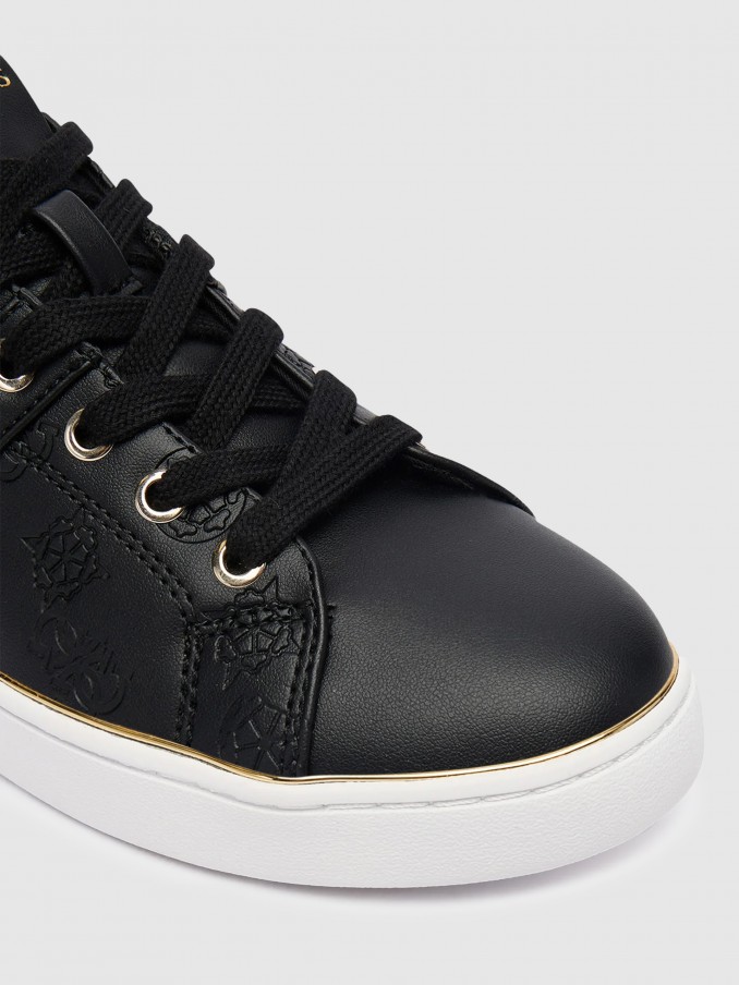 Tenis Mujer Negro Guess