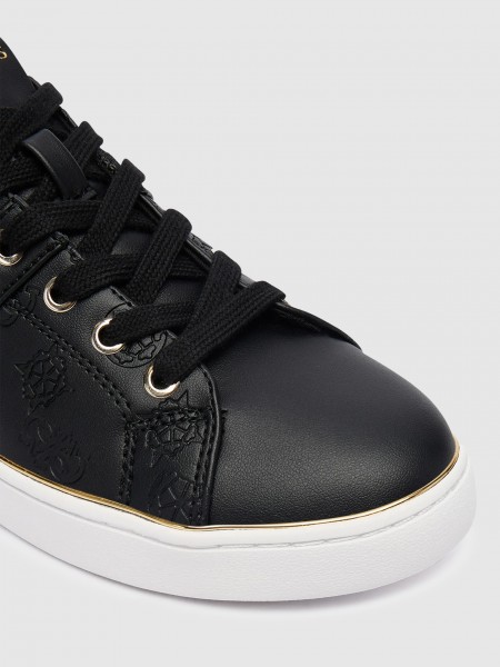 Tenis Mujer Negro Guess