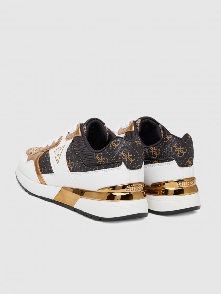 Tenis Mujer Marrn Guess