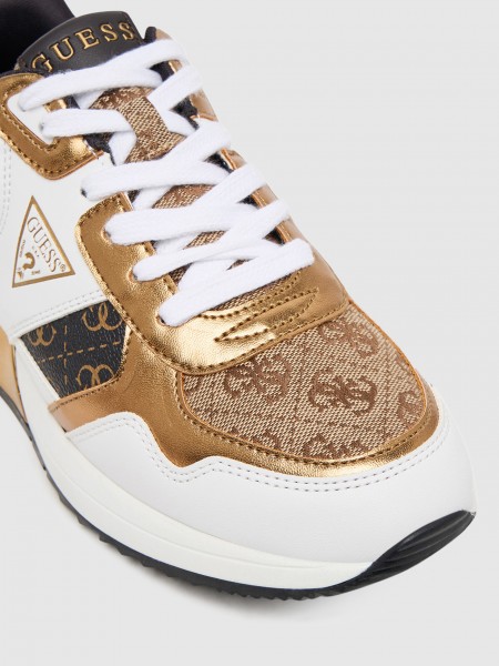 Tenis Mujer Marrn Guess