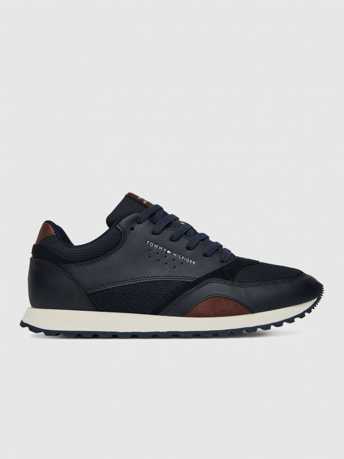 Tenis Hombre Azul Marino Tommy Jeans