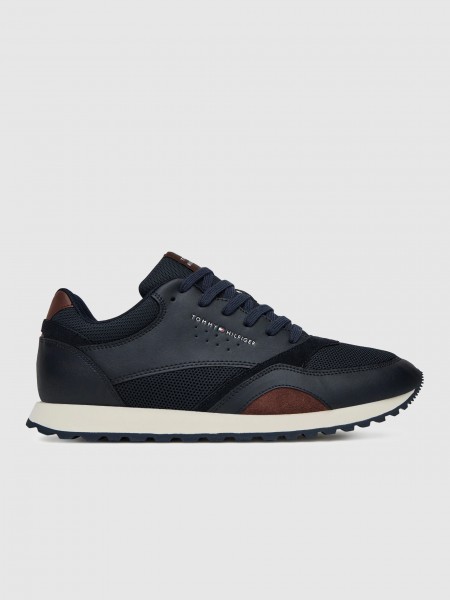 Tenis Hombre Azul Marino Tommy Jeans