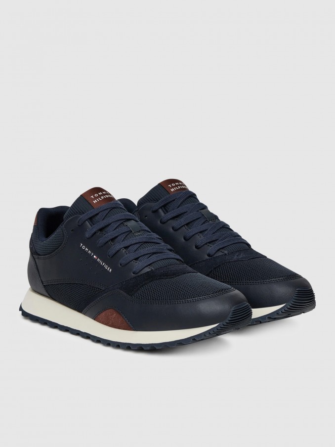 Tenis Hombre Azul Marino Tommy Jeans