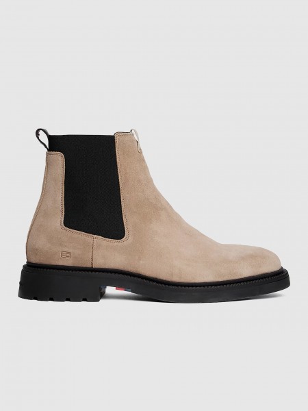 Botines Hombre Beige Tommy Jeans