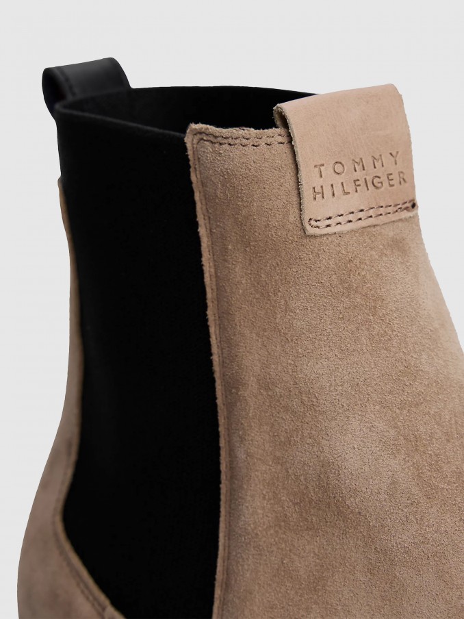 Botines Hombre Beige Tommy Jeans