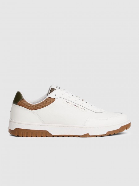 Tenis Hombre Crema Tommy Jeans