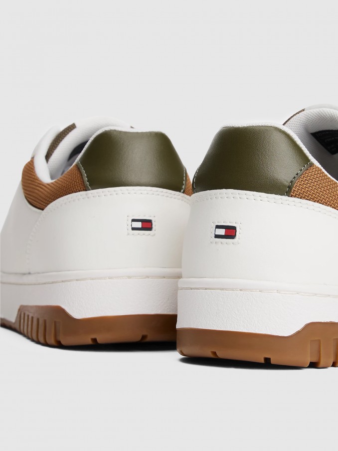 Tenis Hombre Crema Tommy Jeans