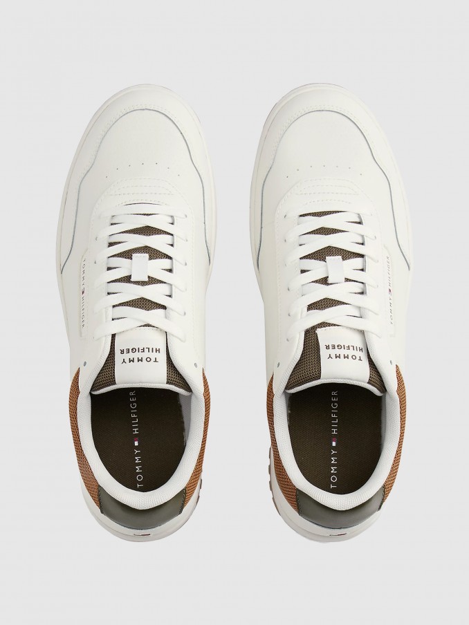 Tenis Hombre Crema Tommy Jeans