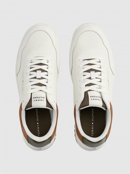 Tenis Hombre Crema Tommy Jeans