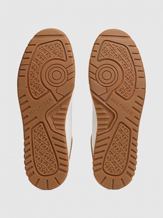 Tenis Hombre Crema Tommy Jeans