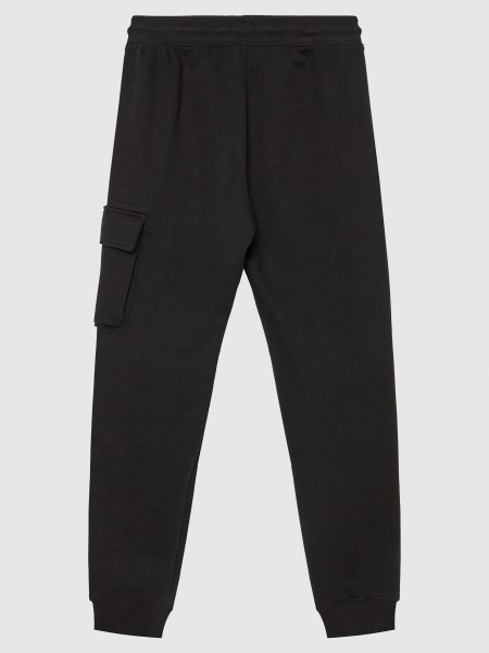 Pantalones Ni�o Negro Calvin Klein