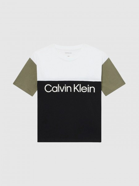 Camiseta Nio Verde Calvin Klein