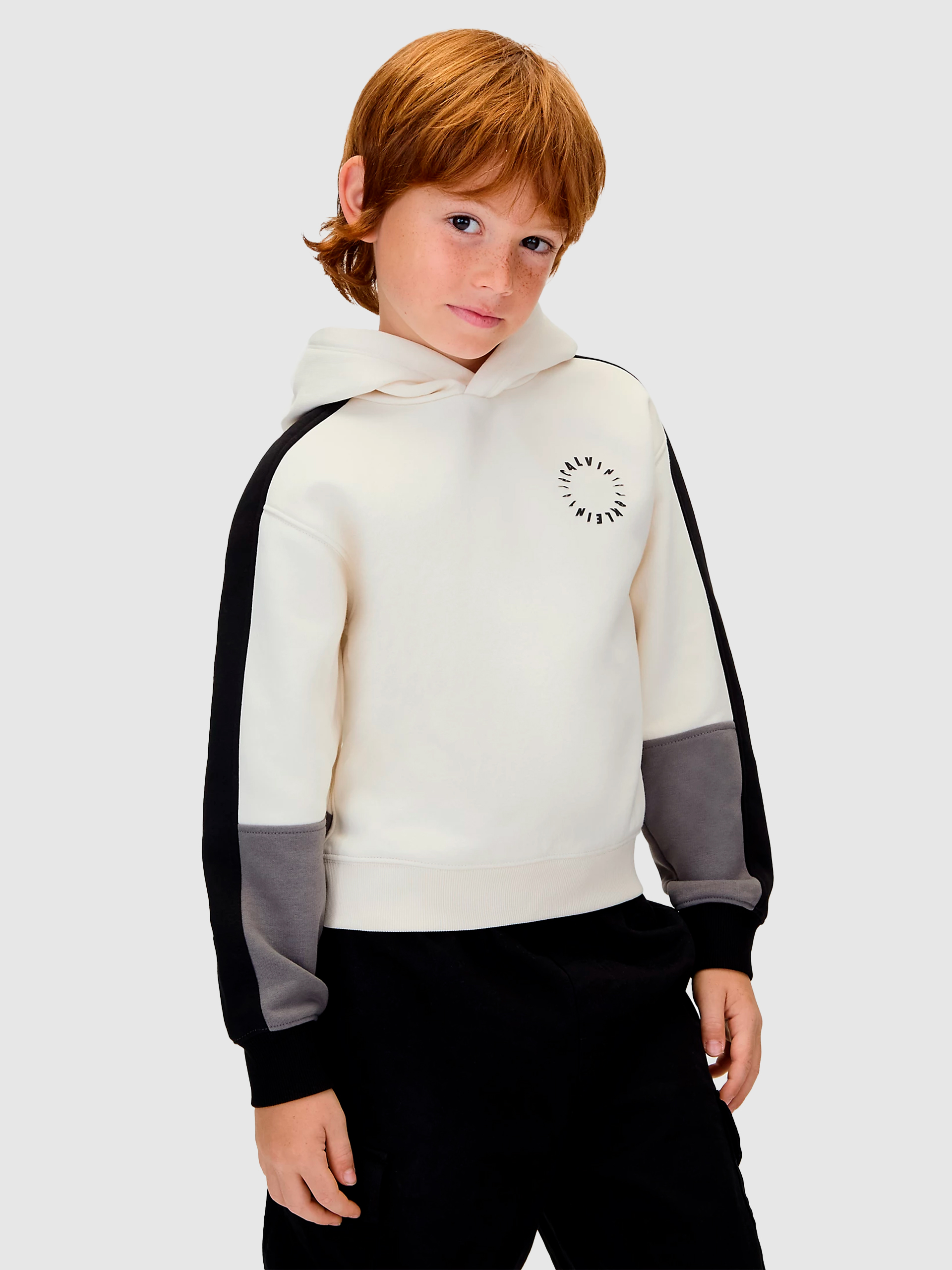 Jersey Niña Crema Calvin Klein