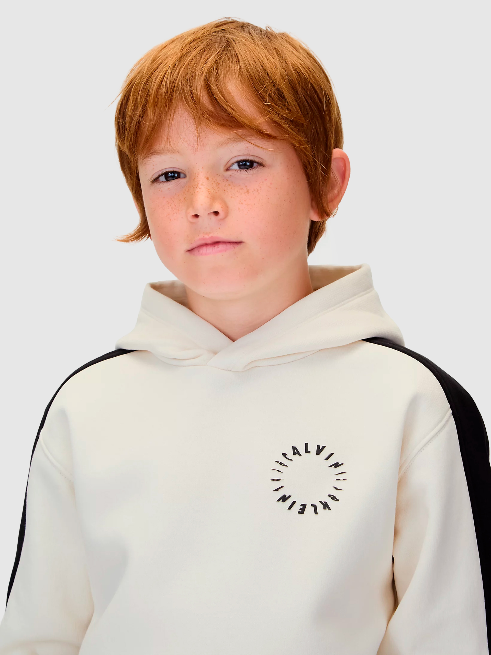 Jersey Niña Crema Calvin Klein