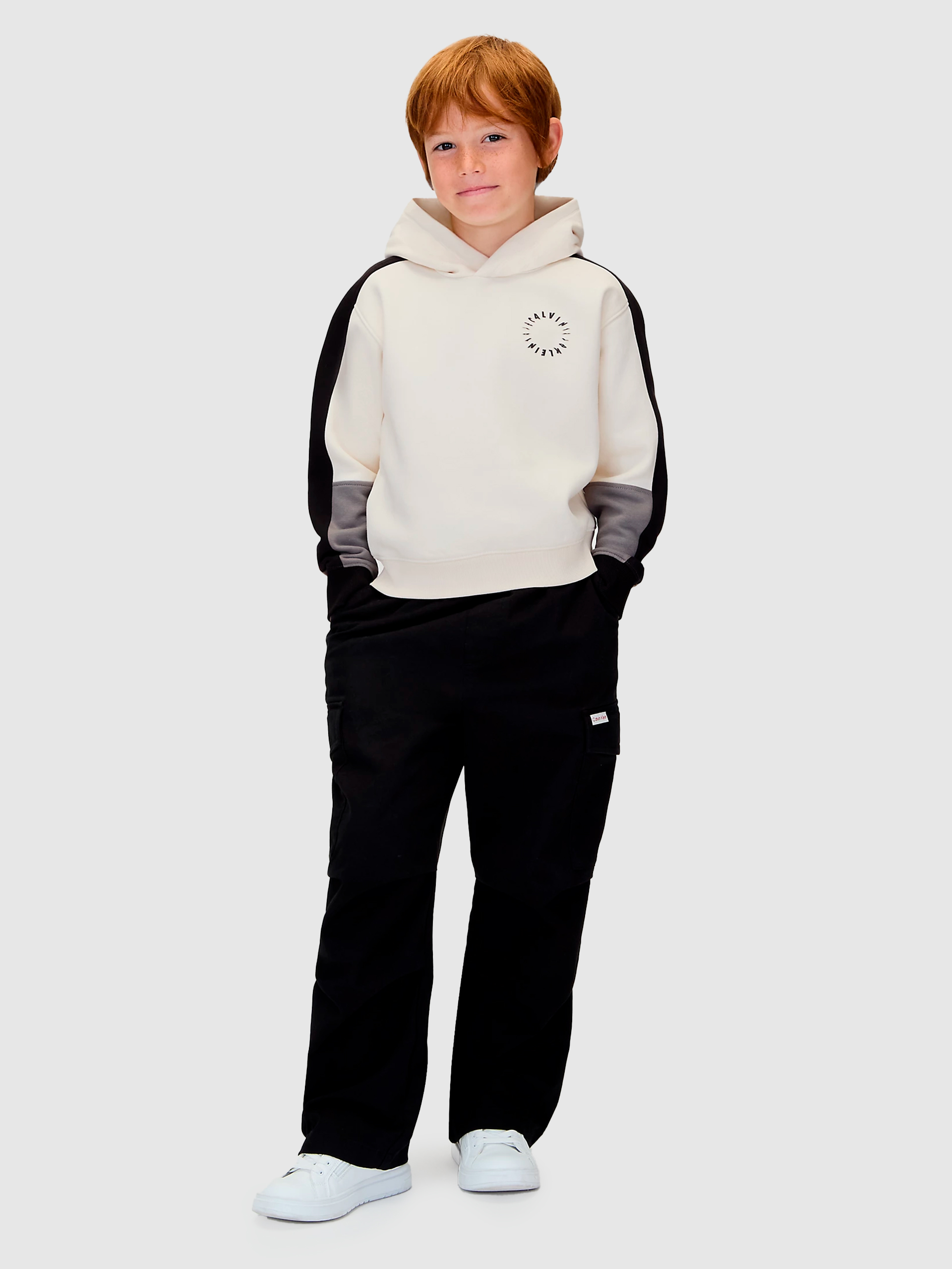 Jersey Niña Crema Calvin Klein
