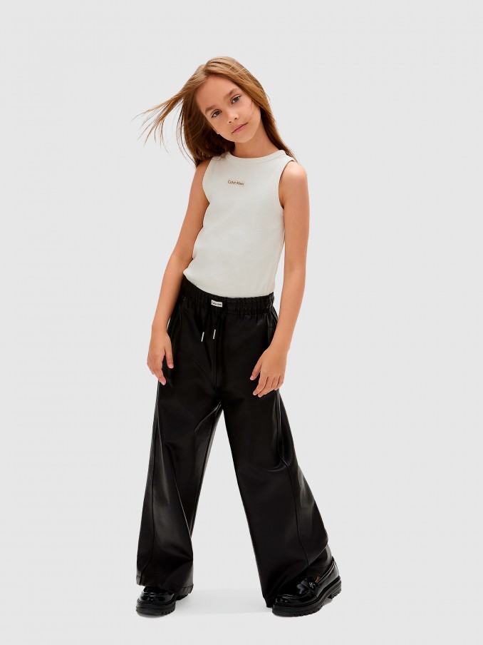 Pants Girl Black Calvin Klein