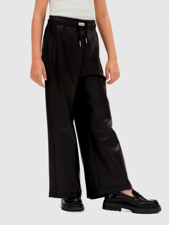 Pants Girl Black Calvin Klein