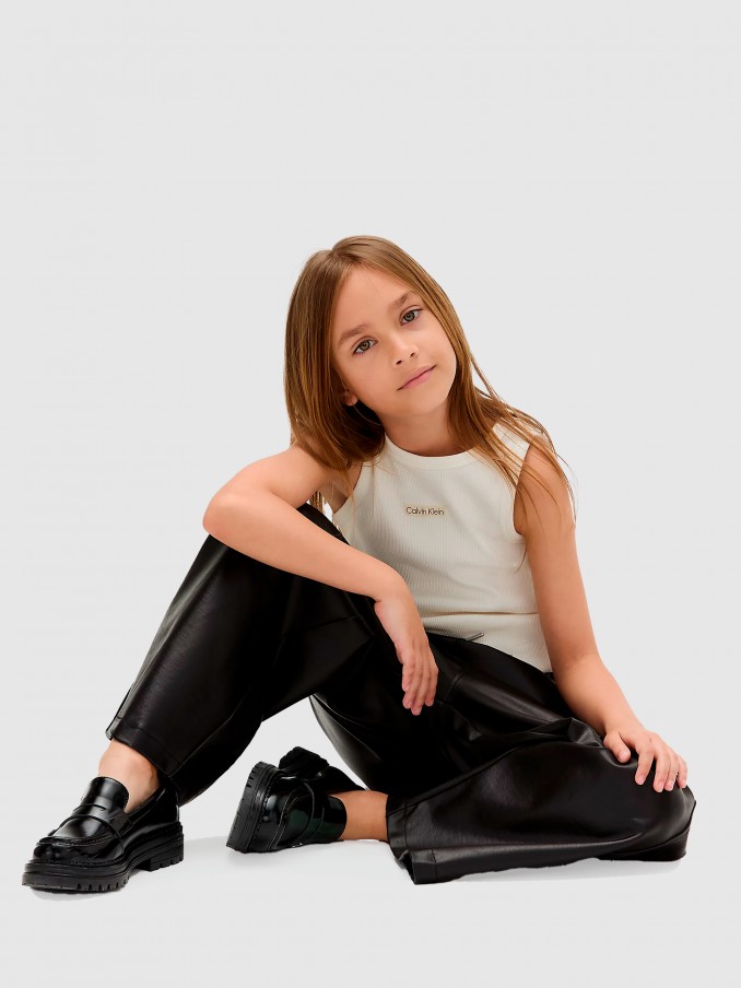 Pants Girl Black Calvin Klein