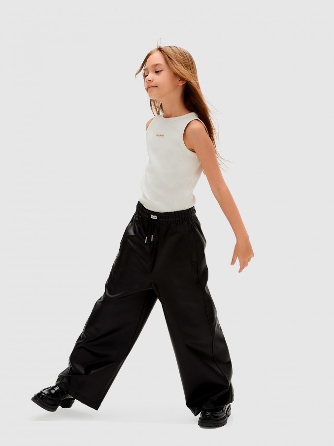 Pants Girl Black Calvin Klein