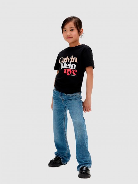 Pants Girl Jeans Calvin Klein