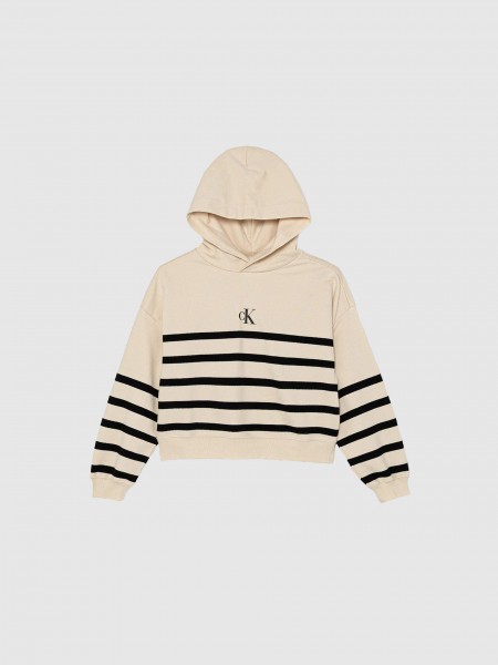 Jumper Girl Black Stripe Calvin Klein