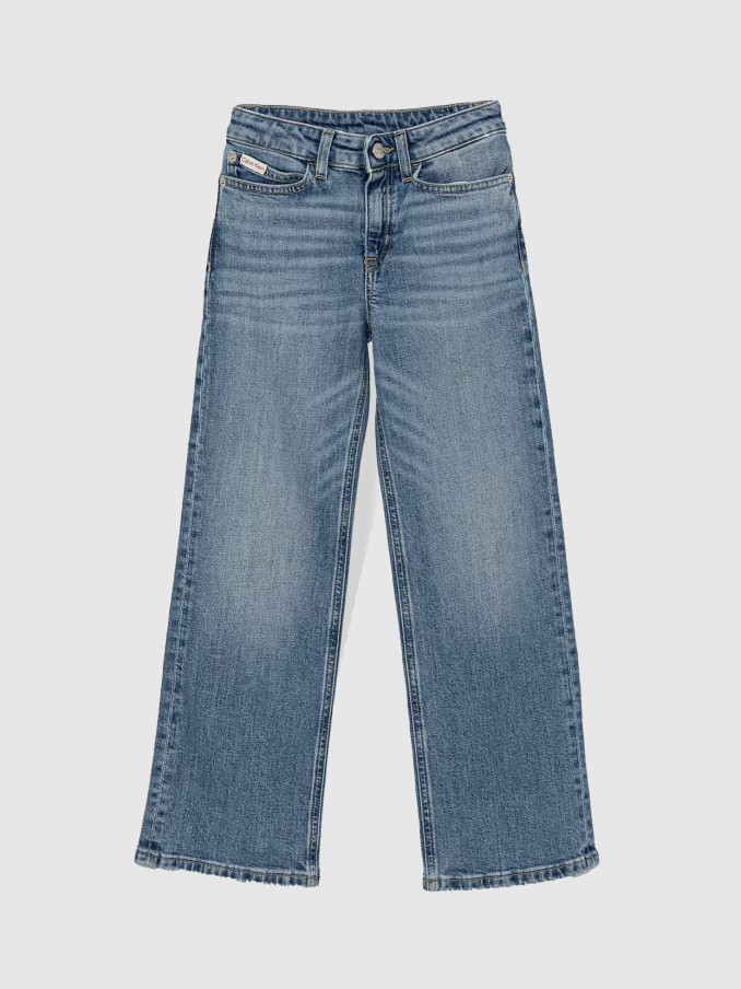 Pants Girl Jeans Calvin Klein