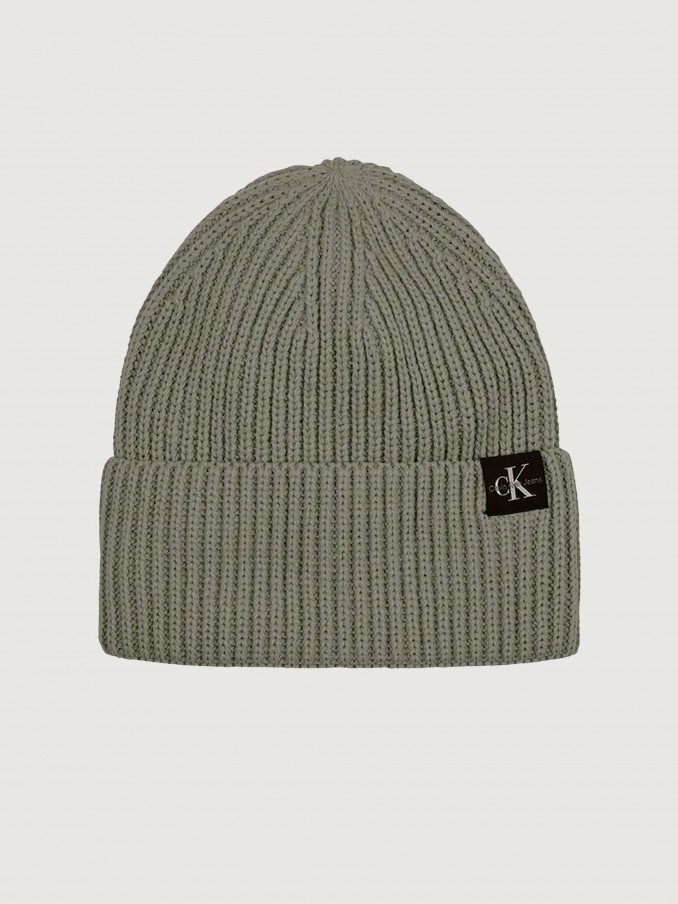 Beanie Boy Dark Green Calvin Klein