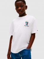 T-Shirt Boy White Tommy Jeans Kids T-Shirt Boy White Tommy Jeans Kids