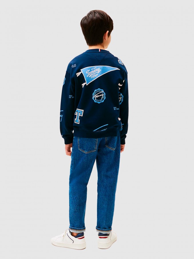 Jumper Boy Navy Blue Tommy Jeans Kids
