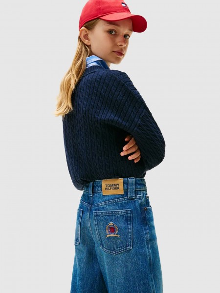 Pants Girl Jeans Tommy Jeans Kids