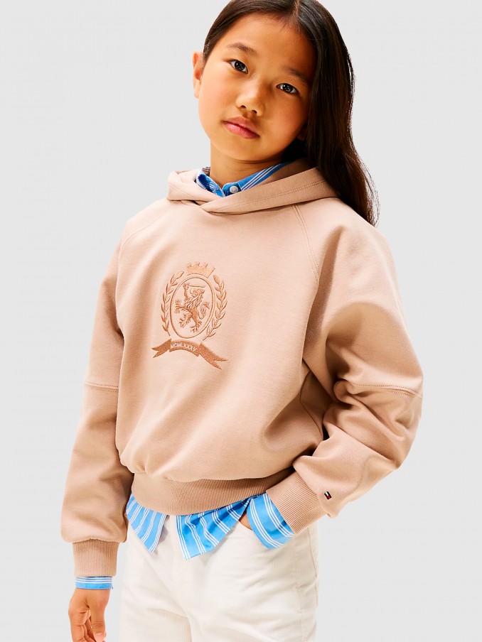 Jumper Girl Brown Tommy Jeans Kids