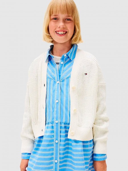 Jacket Girl Cream Tommy Jeans Kids
