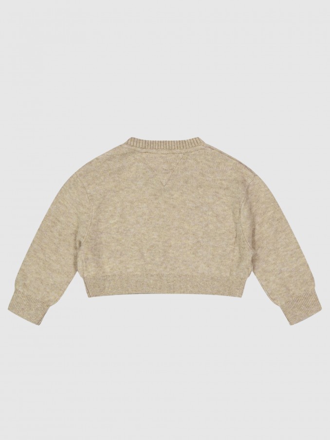 Jumper Girl Brown Tommy Jeans Kids