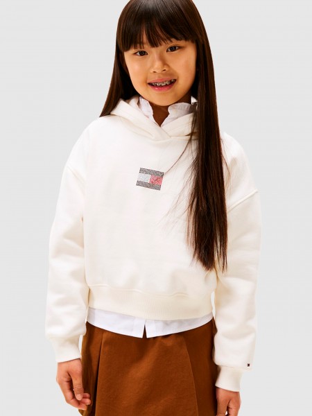Jumper Girl Cream Tommy Jeans Kids