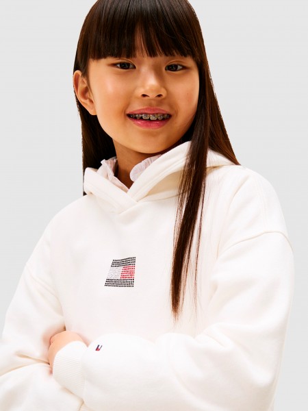 Jumper Girl Cream Tommy Jeans Kids